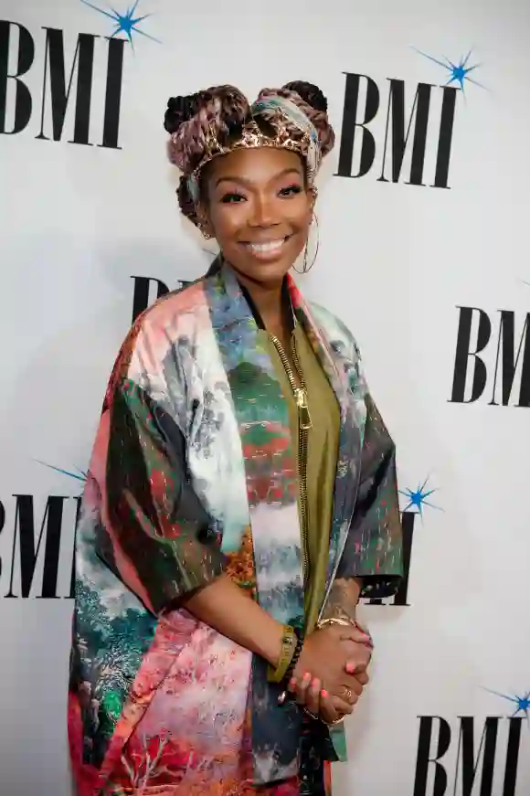 Brandy attends the 2019 BMI R&B/Hip-Hop Awards, August 29, 2019.