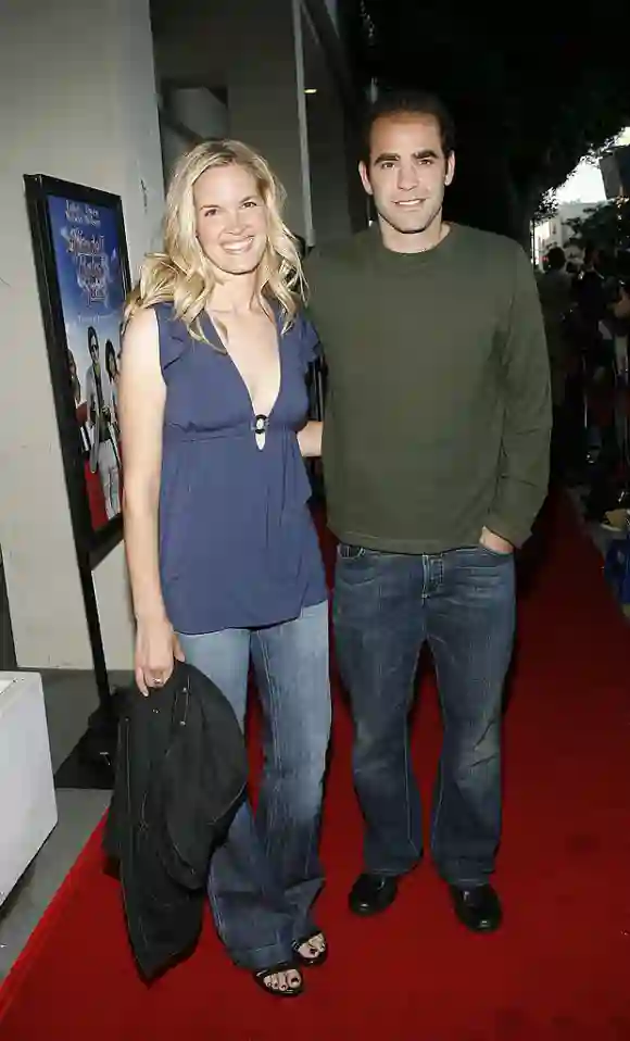 Bridgette Wilson y su marido Pete Sampras en 2007