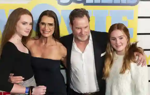 Brooke Shields, Rowan Henchy, Chris Henchy, and Grier Henchy in 2020.