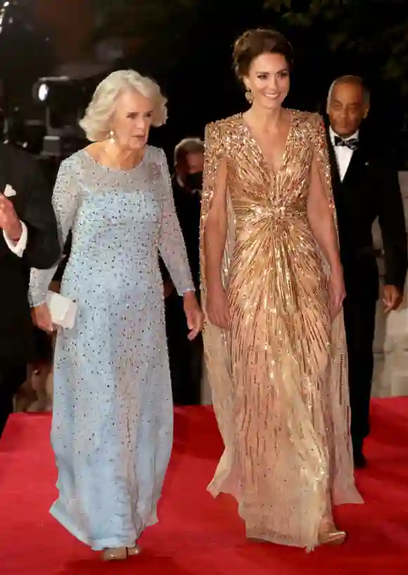 Camilla Parker Bowles and Duchess Kate