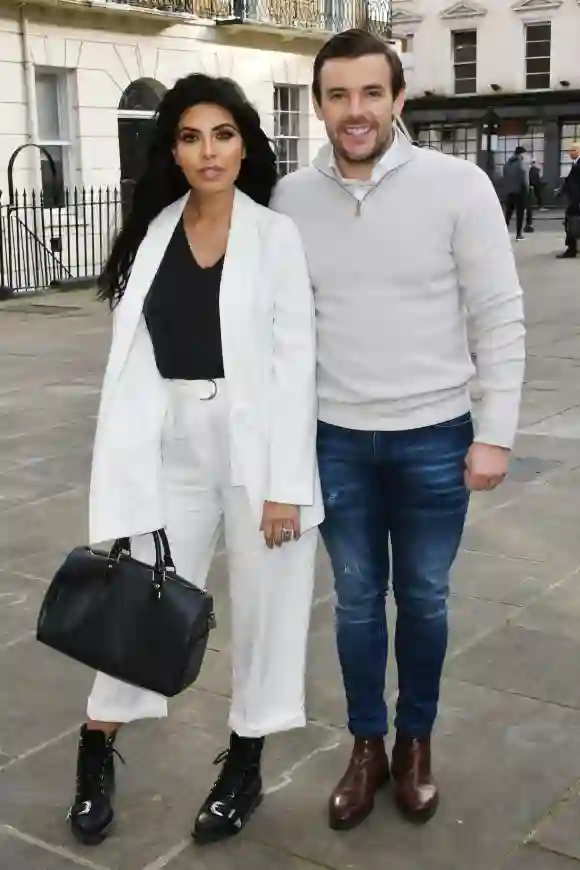 Cara Delahoyde-Massey and Nathan Massey in 2020.