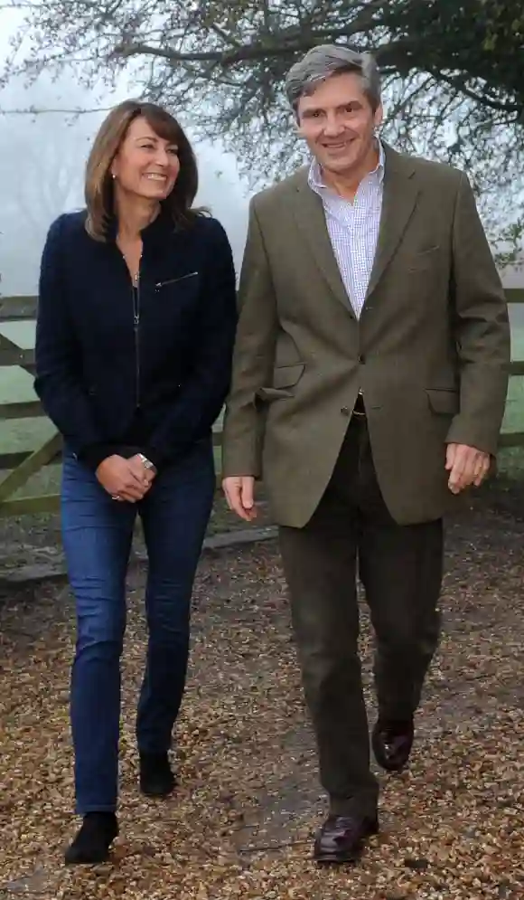 Carole Middleton and Michael Middleton in 2010.