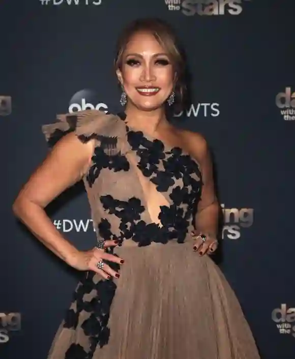 Carrie Ann Inaba poses at the "Dancing with the Stars" season 28 Finale, November 25, 2019.