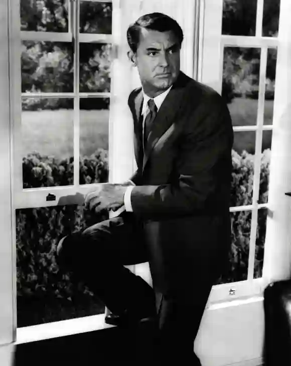 Cary Grant dans "North by Northwest" (Le Nord-Ouest)