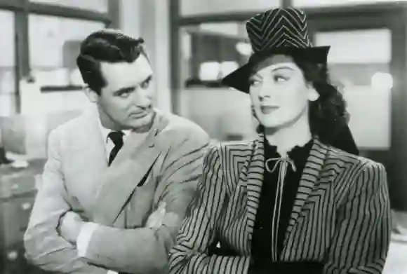 Cary Cary Grant and Rosalind Russel in 'His Girl Friday'