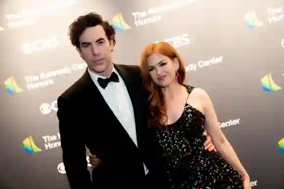 Sacha Baron Cohen and Isla Fisher