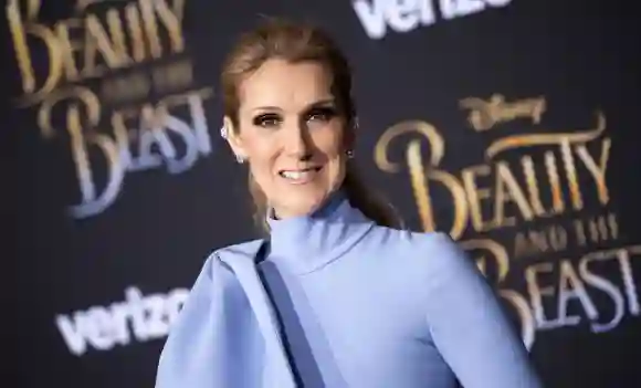 Celine Dion at the 2017 Beauty and the Beast premiere