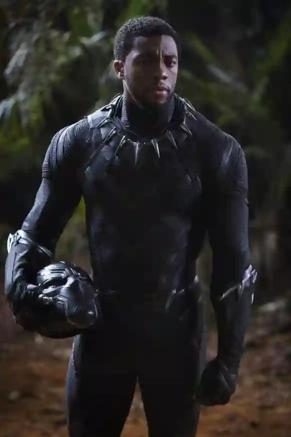 Chadwick Boseman en una escena de la película 'Black Panther'