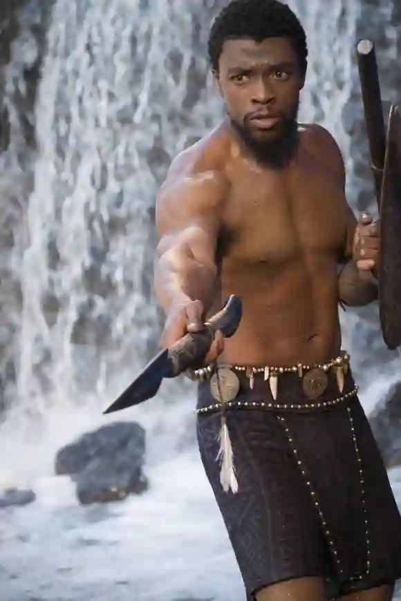 Chadwick Boseman en una escena de la película 'Black Panther'