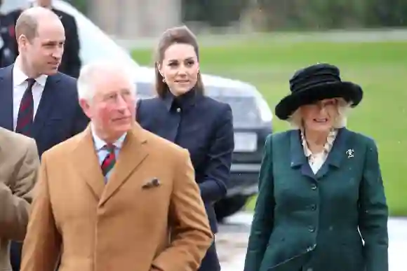 Prince William, Duchess Catherine, Prince Charles, and Duchess Camilla