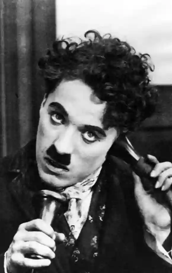Clown mime Charlie Chaplin