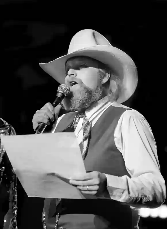 Syndication: The Tennessean Country-rocker Charlie Daniels does his job as the guest ringmaster during the Ringling Brot