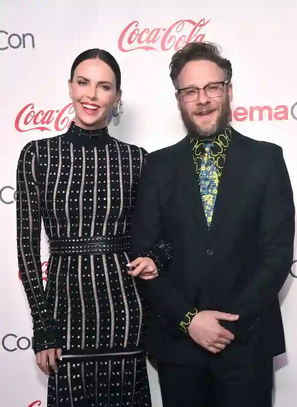 Charlize Theron and Seth Rogen