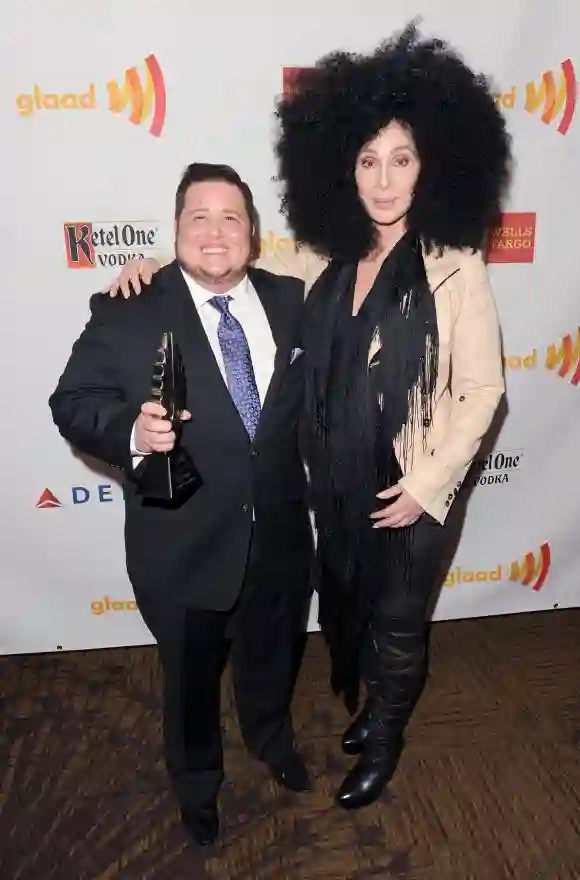 Cher and Chaz Bono