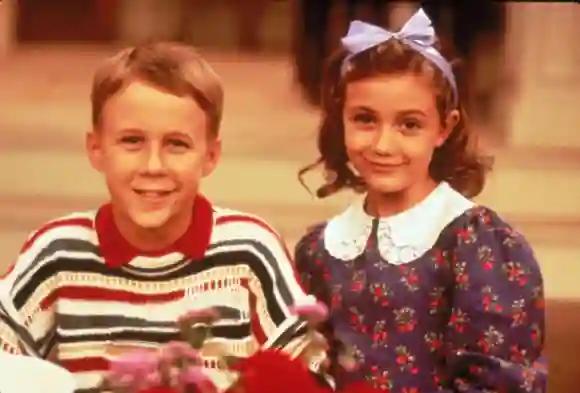 Benjamin Salisbury and Madeline Zima in 'The Nanny'