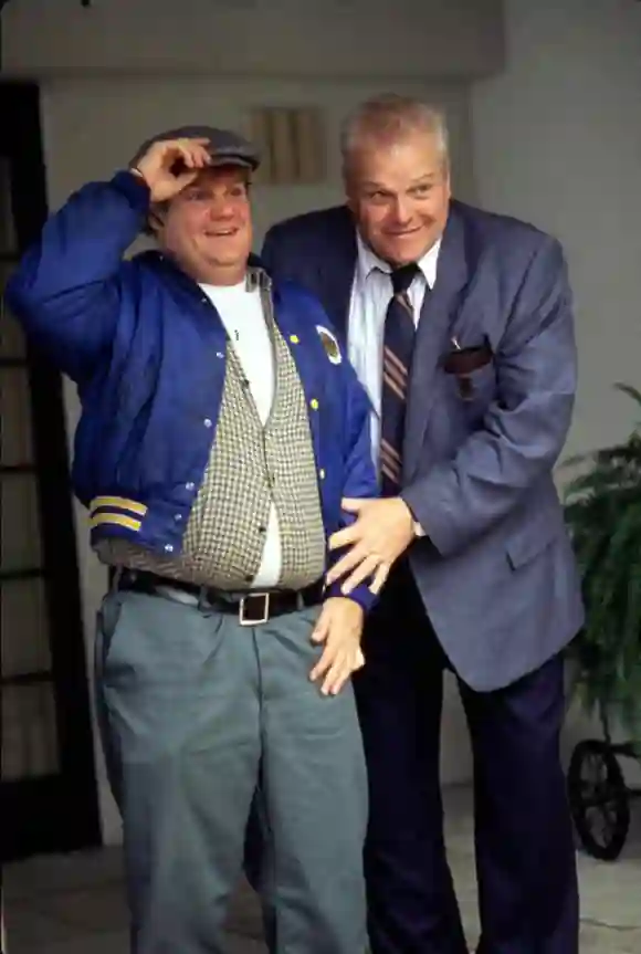 Chris Farley and Brian Dennehy in 'Tommy Boy'