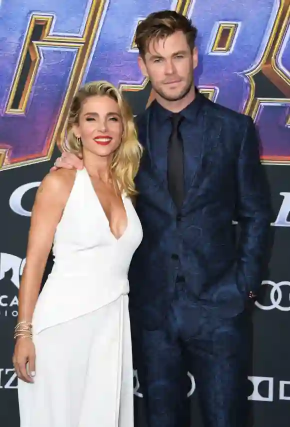 Chris Hemsworth et Elsa Pataky à la première de Avengers : Endgame
