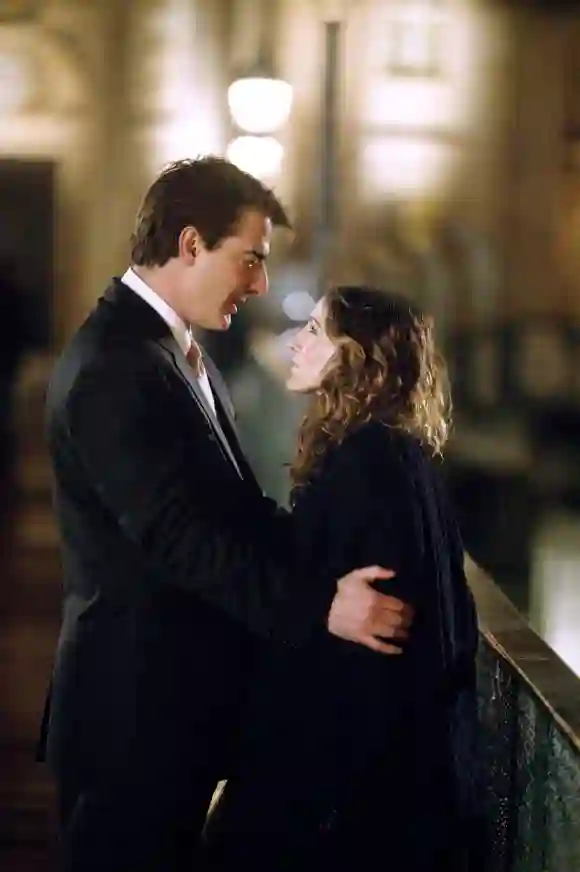 Chris Noth and Sarah Jessica Parker in 'Sex and the City', "An American Girl in Paris."