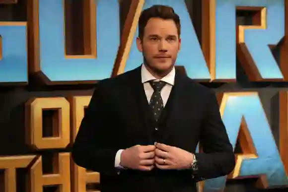 Chris Pratt à la première des Gardiens de la Galaxie Vol. 2