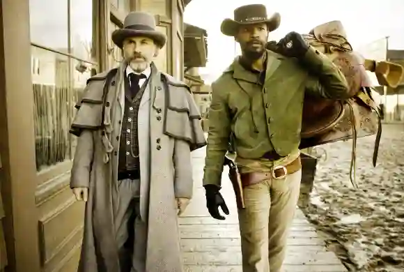 Christoph Waltz y Jamie Foxx en Django desencadenado