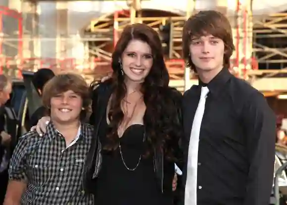 Christopher Schwarzenegger, Katherine Schwarzenegger et Patrick Schwarzenegger