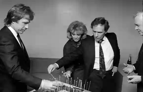 Chuck Norris, Dick Cavett, Hugh Downs and Angie Dickinson