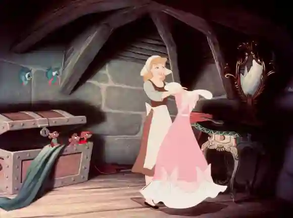 Una escena de "Cenicienta" de Walt Disney