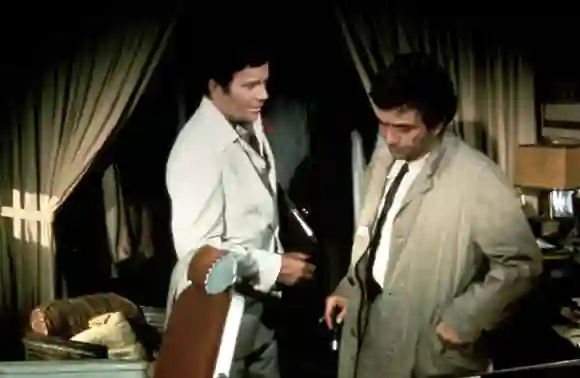 William Shatner and Peter Falk in 'Columbo'