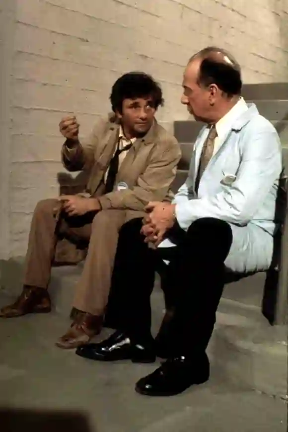 Peter Falk and Jose Ferrer in 'Columbo'