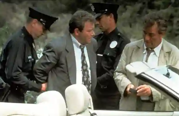 William Shatner and Peter Falk in 'Columbo'