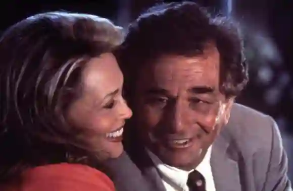 Faye Dunaway and Peter Falk in 'Columbo'