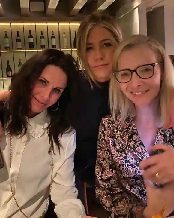 Courteney Cox, Jennifer Aniston y Lisa Kudrow celebran su reencuentro