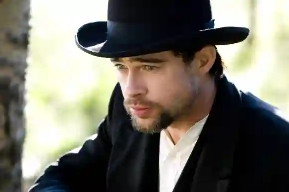 Brad Pitt dans "L'assassinat de Jesse James par le lâche Robert Ford".