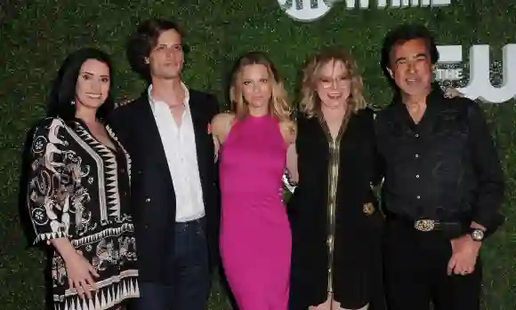 Paget Brewster, Matthew Gray Gubler, AJ Cook, Kirsten Vangsness, Joe Mantegna of "Criminal Minds" at the Showtime Summer TCA Party on August 10, 2016
