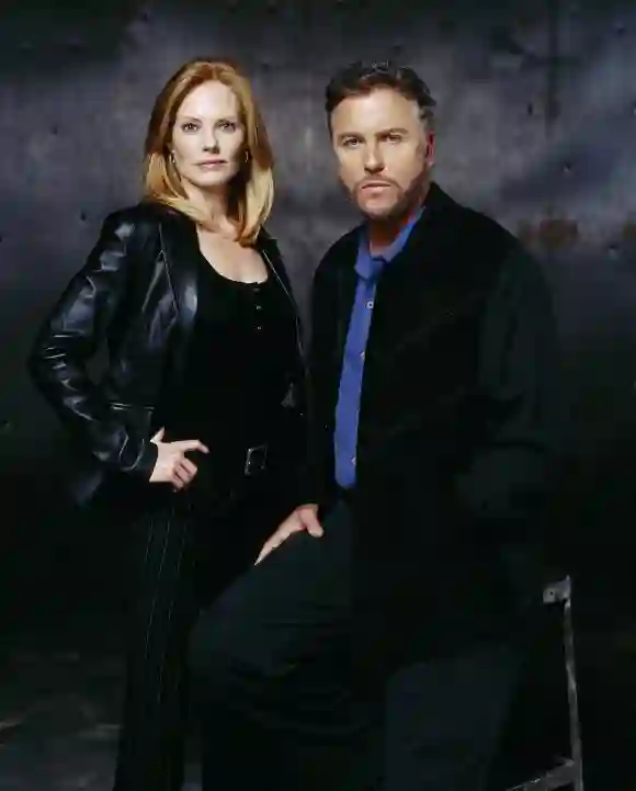 Miembros del reparto de 'CSI': Marg Helgenberger y William Petersen.