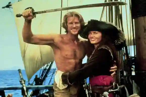 Matthew Modine et Geena Davis dans 'Cutthroat Island'.