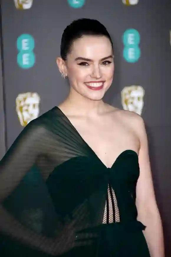 Daisy Ridley attends the EE British Academy Film Awards 2020 at Royal Albert Hall on February 02, 2020 in London, England