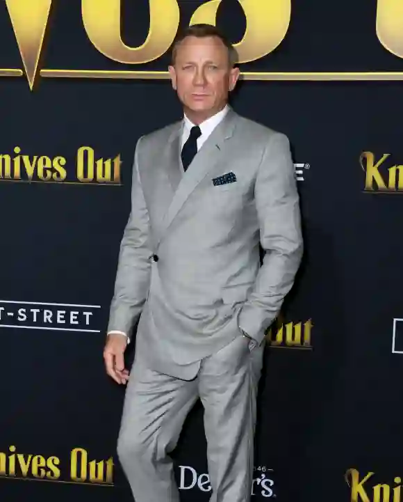 Daniel Craig attends the premiere of Lionsgate's "Knives Out" at Regency Village Theatre on November 14, 2019