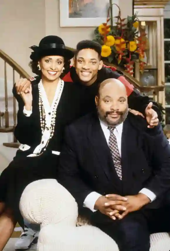 Daphne Maxwell Reid, Will Smith, and James Avery in 'The Fresh Prince Of Bel-Air'.