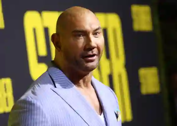 Dave Bautista attends the premiere of 20th Century Fox's 'Stuber,' July 10, 2019.