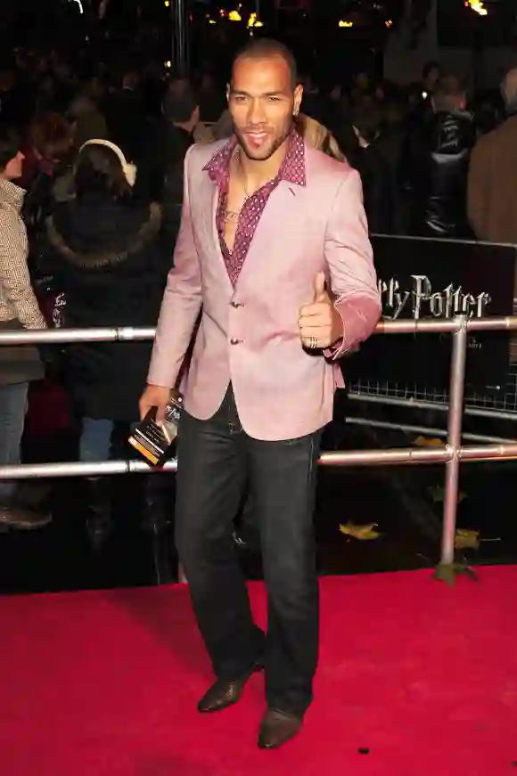 Dave Legeno on the red carpet at the Harry Potter And The Deathly Hallows: Part 1 premiere held at Odeon Leicester Squar