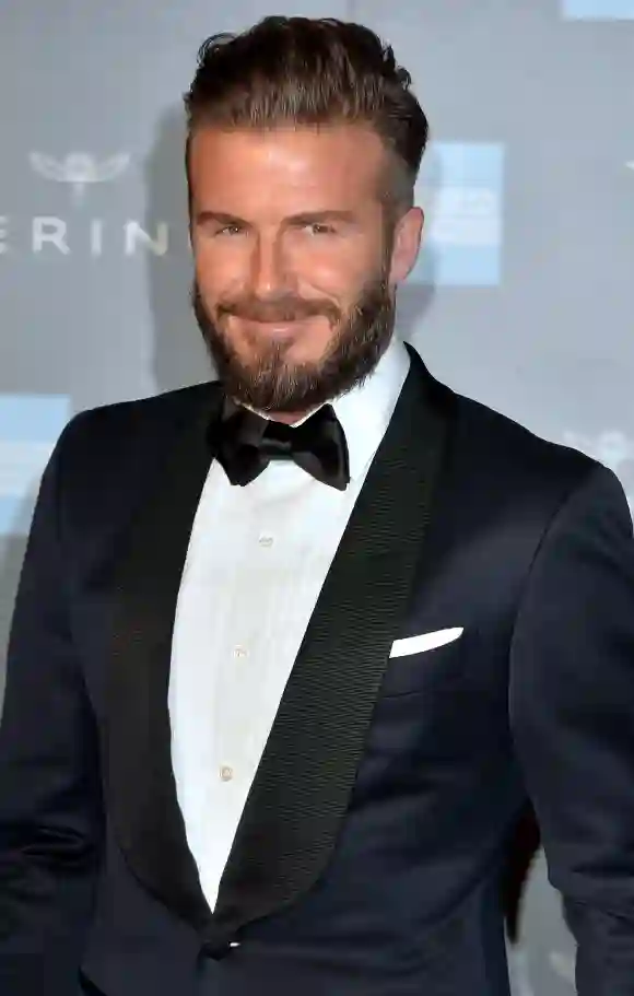 David Beckham 2015 with full beard