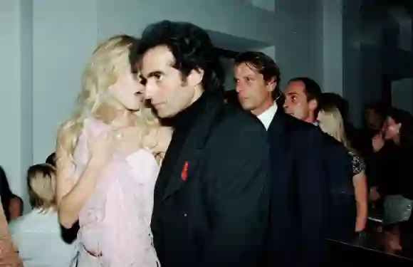 Claudia Schiffer and David Copperfield