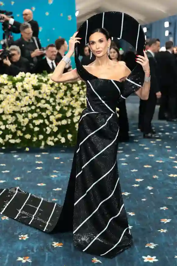 Demi Moore at the Met Gala 2025