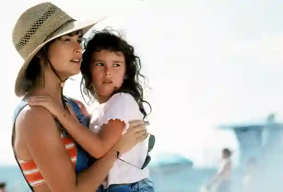 Demi Moore and Rumer Willis in 'Striptease'.