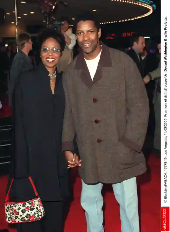 Denzel Washington and Pauletta Washington