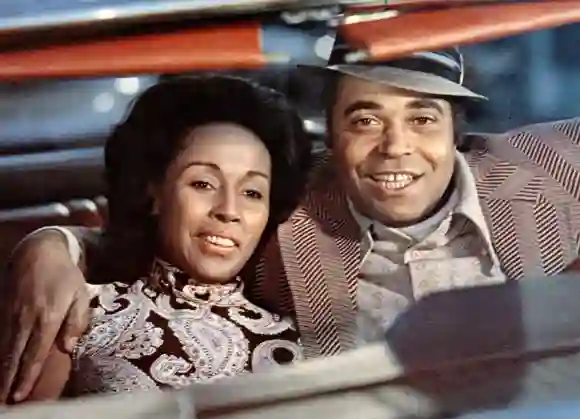 Diahann Carroll and James Earl Jones in 'Claudine'