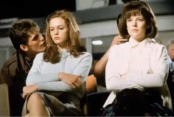 Matt Dillon, Diane Lane, Michelle Meyrink in 'The Outsiders'