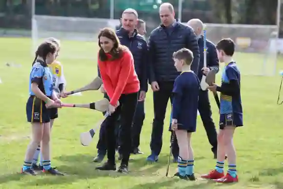 Duchess Catherine and Prince William at the Galway GAA.