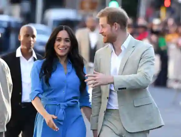 The Duke and Duchess of Sussex arrive at the District 6 Homecoming Centre, September 23, 2019.